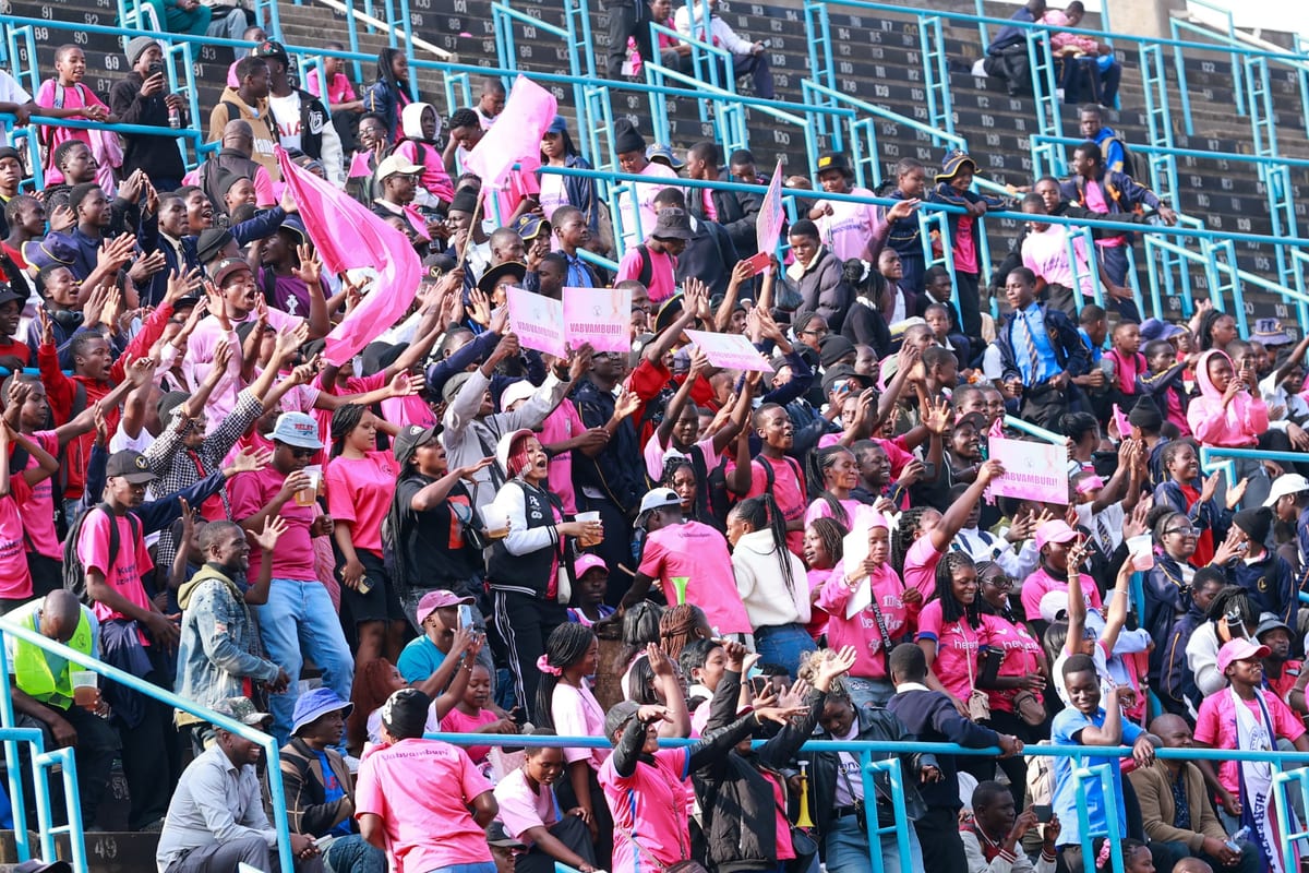 Herentals football supporters at a match